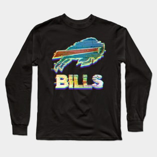 Buffalo Bills Glitch Long Sleeve T-Shirt